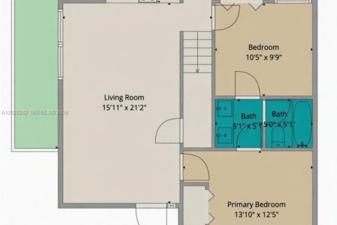 Touwnhouse à louer à Miami, Floride: 4 chambres, 121.98 m2 № 2155088 - photo 14