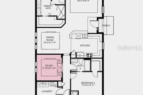 Villa ou maison à vendre à Wesley Chapel, Floride: 2 chambres, 156.91 m2 № 2339169 - photo 25