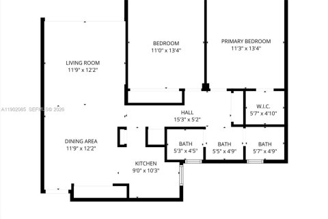 Condo in Miami, Florida, 2 bedrooms  № 1953723 - photo 22