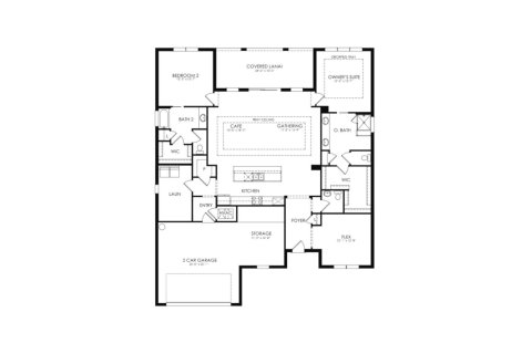 House floor plan «210SQM», 2 bedrooms in DEL WEBB NAPLES