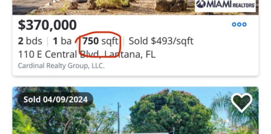 House in Lantana, Florida 3 bedrooms, 58.34 sq.m. № 1223126
