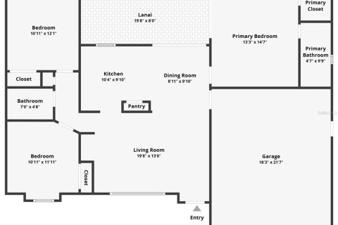 House in North Port, Florida 3 bedrooms, 114.55 sq.m. № 2156761 - photo 2