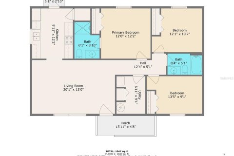 Casa en venta en Crystal River, Florida, 3 dormitorios, 101.45 m2 № 1902398 - foto 24