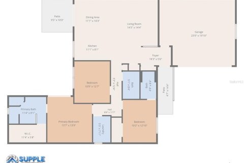 Villa ou maison à vendre à Saint Petersburg, Floride: 3 chambres, 139.17 m2 № 2324265 - photo 5