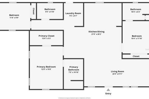 Villa ou maison à vendre à Lamont, Floride: 3 chambres, 150.22 m2 № 1265583 - photo 3