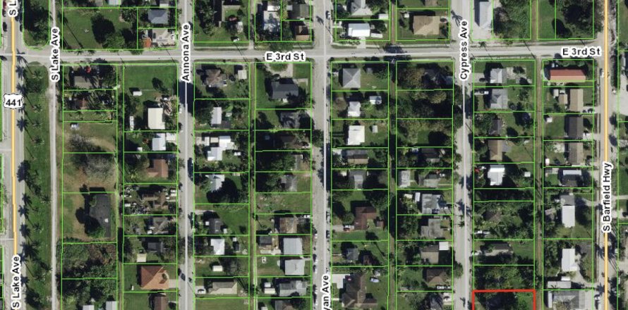 Villa ou maison à Pahokee, Floride 3 chambres, 72.84 m2 № 1151921