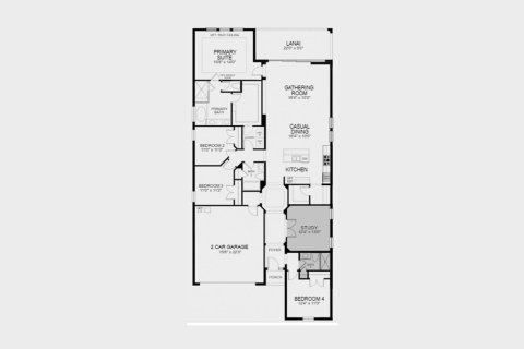 Townhouse floor plan «223SQM ANTIGUA», 4 bedrooms in THE CANYONS AT HIGHLAND RANCH