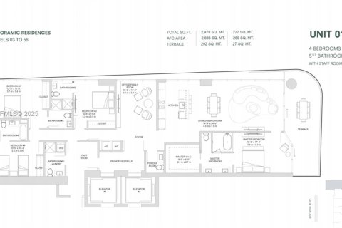 Copropriété à louer à Miami, Floride: 4 chambres, 244.89 m2 № 1987541 - photo 11