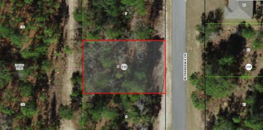 Terreno en Citrus Springs, Florida № 2217783