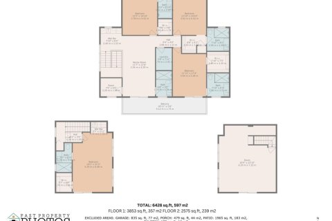 Купить виллу или дом в Плантация, Флорида 10 комнат, 597.18м2, № 1208783 - фото 1