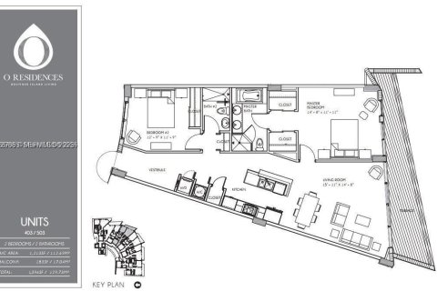 Снять в аренду кондоминиум в Бей-Харбор-Айлендс, Флорида 2 спальни, 106.19м2, № 1989377 - фото 22