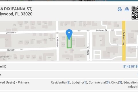 House in Hollywood, Florida 2 bedrooms, 72.46 sq.m. № 1080739 - photo 1