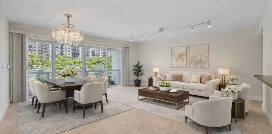 Кондоминиум с 1 спальней в Майами, Флорида № 2062545