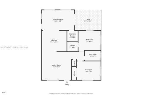 Casa en alquiler en Tamarac, Florida, 2 dormitorios, 98.66 m2 № 2077983 - foto 29