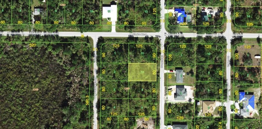 Terrain à Port Charlotte, Floride № 2235234