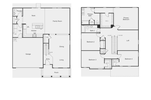 Планировка виллы или дома «House» 4 спальни в ЖК Azalea Hills