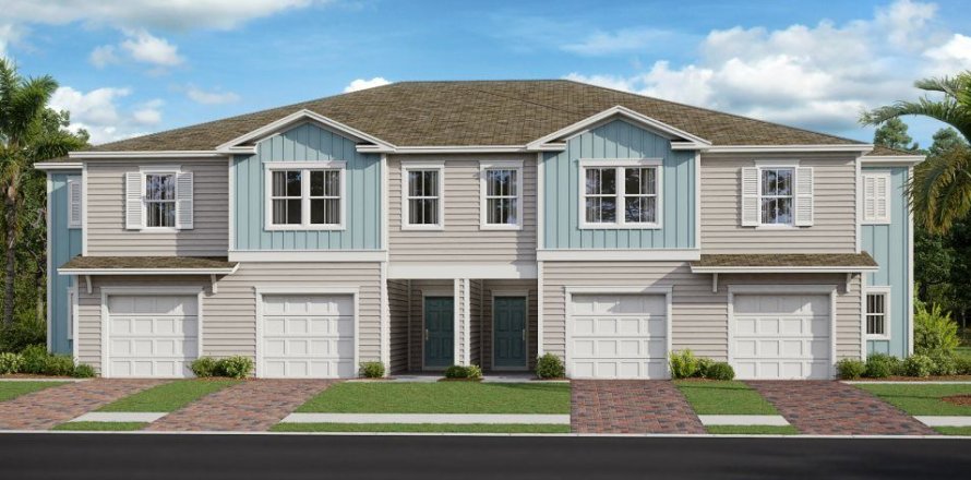 Townhouse in Shearwater - Traditional Luxury Townhomes 3 bedrooms, 166 sq.m. № 502377