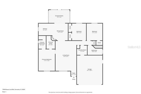 Casa en alquiler en Sarasota, Florida, 3 dormitorios, 141.58 m2 № 1855427 - foto 2