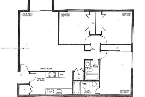 Condo in Miami, Florida, 3 bedrooms  № 1878833 - photo 26