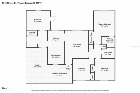 Villa ou maison à vendre à Temple Terrace, Floride: 3 chambres, 115.29 m2 № 2287690 - photo 30