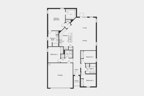 Townhouse floor plan «185SQM», 4 bedrooms in DEER RUN