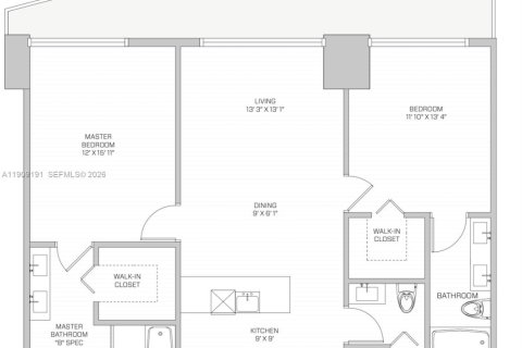 Condominio en venta en Miami, Florida, 2 dormitorios, 96.43 m2 № 2034871 - foto 14