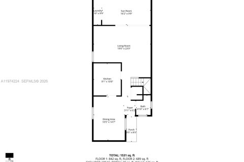 Townhouse in Aventura, Florida 3 bedrooms, 123.56 sq.m. № 2038397 - photo 27