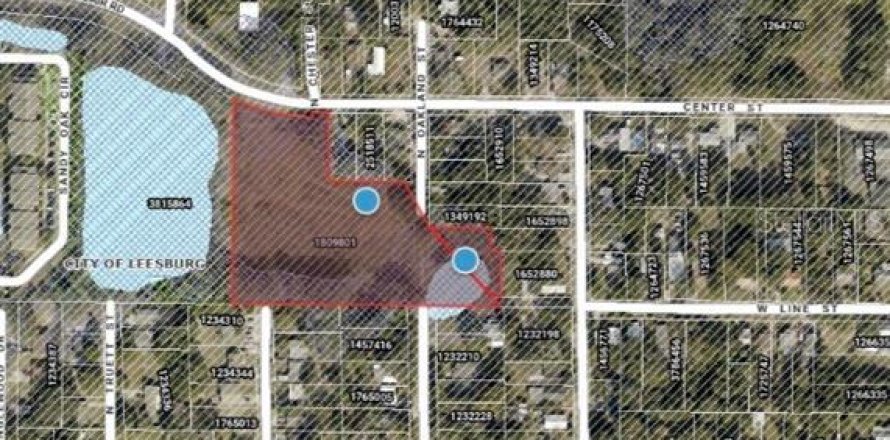 Terrain à Leesburg, Floride № 2121736