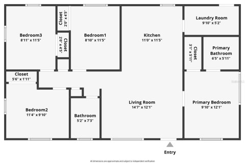 Villa ou maison à vendre à Pinellas Park, Floride: 4 chambres, 111.48 m2 № 2315337 - photo 5