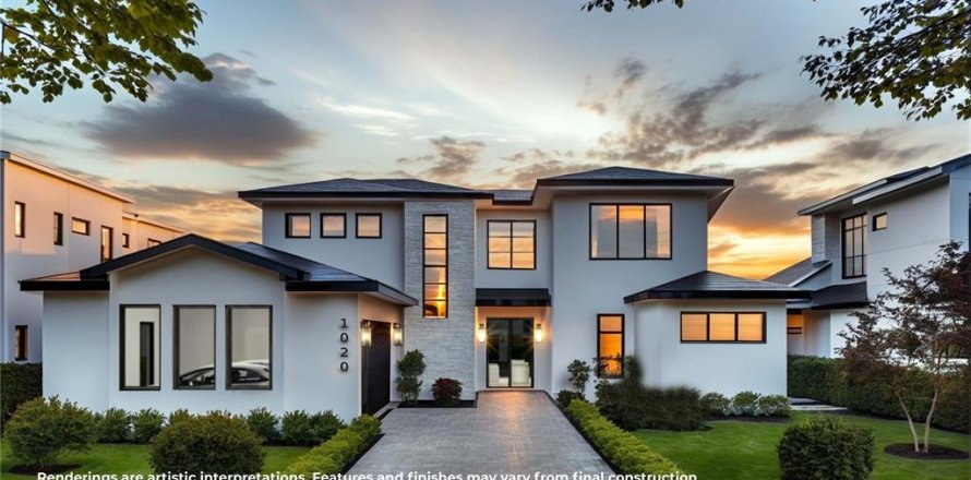 House in Windermere, Florida 5 bedrooms, 371.05 sq.m. № 1832881