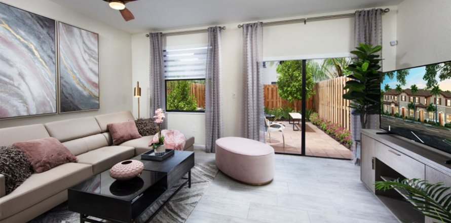 House in AQUABELLA in Hialeah, Florida 3 bedrooms, 131 sq.m. № 62547