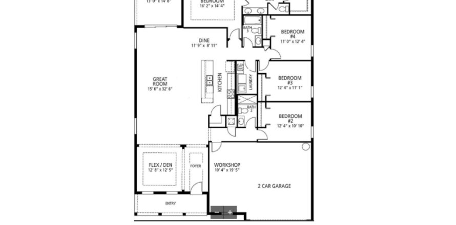Casa en Port Orange Scattered Lot Community en Port Orange, Florida 4 dormitorios, 230 m2 № 608884