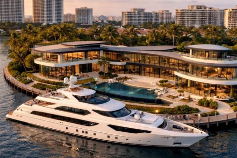 House in Golden Beach, Florida 13 bedrooms, 518.67 sq.m. № 2003129