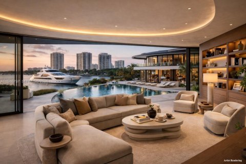 House in Golden Beach, Florida 13 bedrooms, 518.67 sq.m. № 2003129 - photo 2