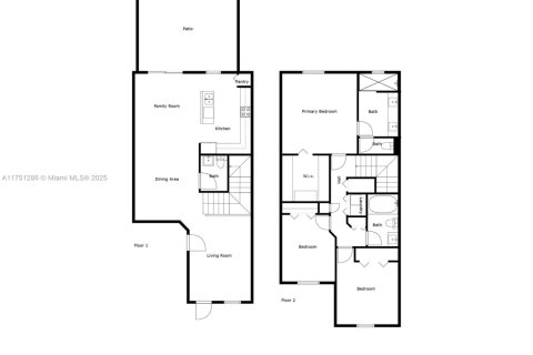 Townhouse in Miami, Florida 3 bedrooms, 167.6 sq.m. № 1741609 - photo 29