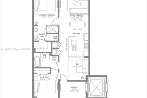 Copropriété à vendre à Miami, Floride: 2 chambres, 106.19 m2 № 1981766 - photo 25