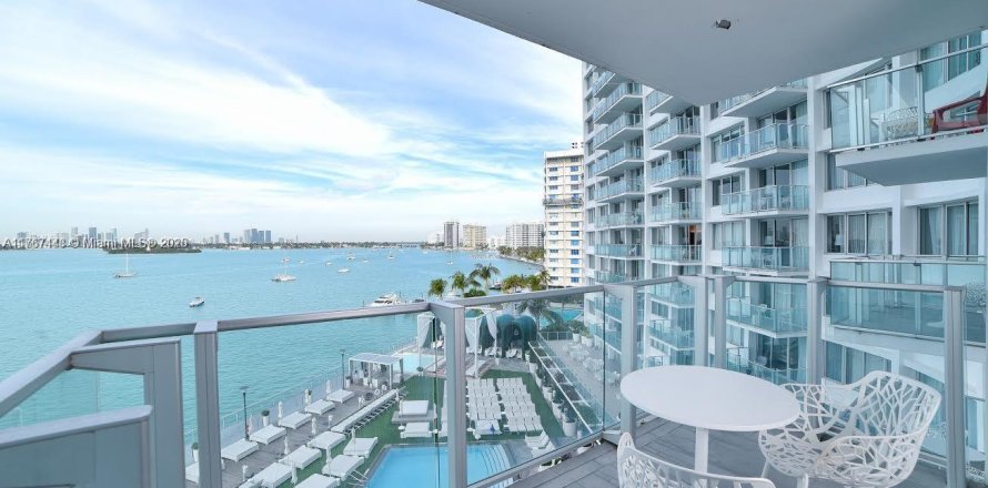 Estudio en el Condominio en Miami Beach, Florida  № 1716214