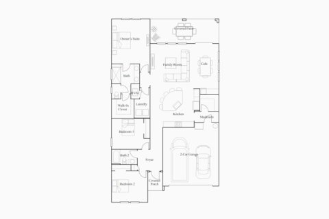Townhouse floor plan «171SQM ASPEN», 3 bedrooms in BELLECHASE