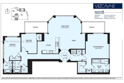 Condo in Miami, Florida, 3 bedrooms  № 2088824 - photo 9