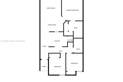 Снять в аренду таунхаус в Майами, Флорида 3 спальни, 100.43м2, № 1957280 - фото 23