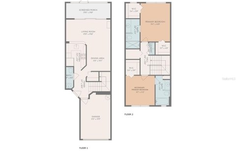 Touwnhouse à vendre à Davenport, Floride: 2 chambres, 117.71 m2 № 2123349 - photo 3