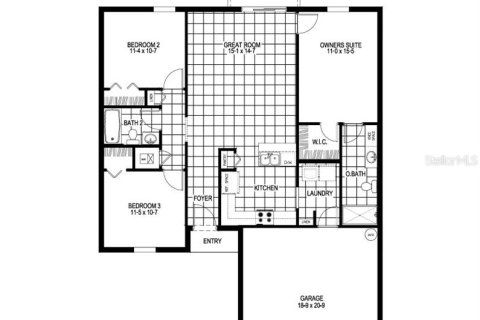 House in Wildwood, Florida 3 bedrooms, 116.13 sq.m. № 2225690 - photo 2