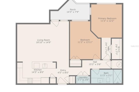 Condominio en venta en Tampa, Florida, 2 dormitorios, 92.53 m2 № 1852937 - foto 2