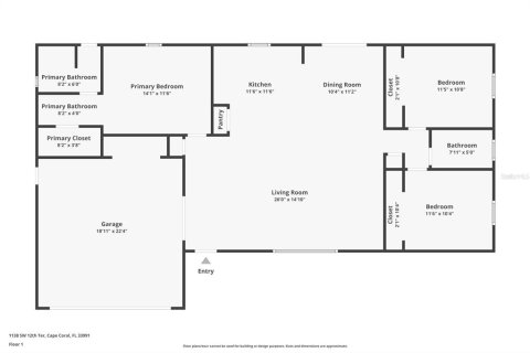 Villa ou maison à vendre à Cape Coral, Floride: 3 chambres, 131.92 m2 № 2389414 - photo 10