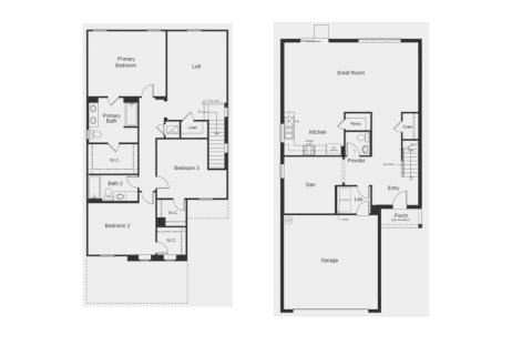 House floor plan «floor 2385 plan», 3 rooms in Hickory Ranch