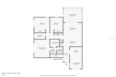House in Orlando, Florida 3 bedrooms, 131.64 sq.m. № 1832635 - photo 18