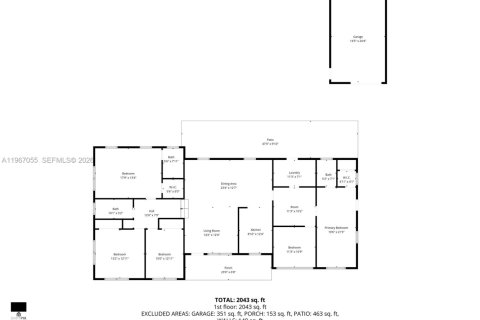 Купить виллу или дом в Майами, Флорида 3 спальни, 228.08м2, № 2033836 - фото 4