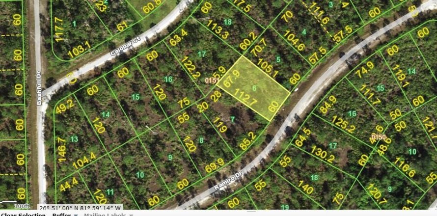 Land in Punta Gorda, Florida № 2160114