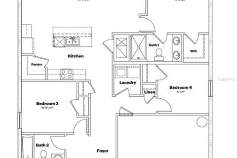 House in Alachua, Florida 4 bedrooms, 134.62 sq.m. № 2109825 - photo 23