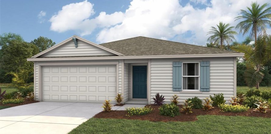 House in Alachua, Florida 4 bedrooms, 134.62 sq.m. № 2109825